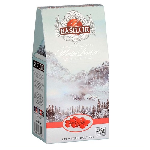 Basilur чай черный Зимние ягоды Барбарис, 100 гр